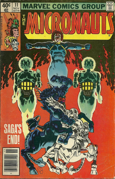 Cover for Micronauts (Marvel, 1979 series) #11 [Newsstand]