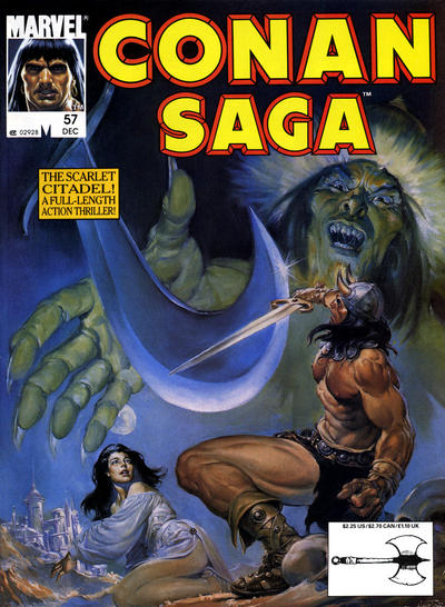 Cover for Conan Saga (Marvel, 1987 series) #57 [Direct]