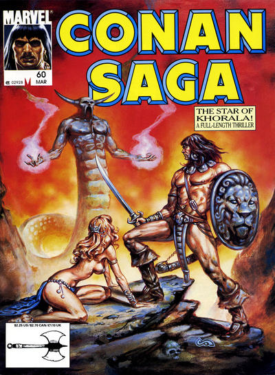 Cover for Conan Saga (Marvel, 1987 series) #60 [Direct]