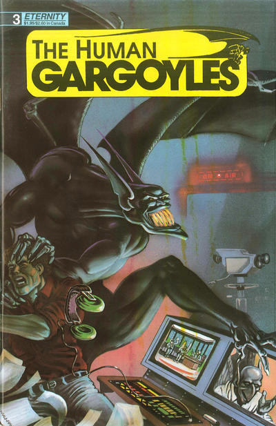Cover for The Human Gargoyles (Malibu, 1988 series) #3