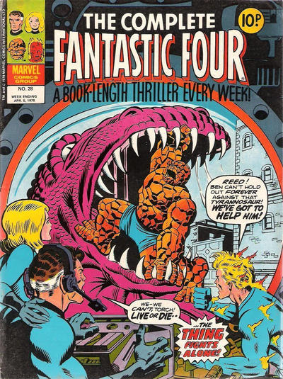Cover for The Complete Fantastic Four (Marvel UK, 1977 series) #28