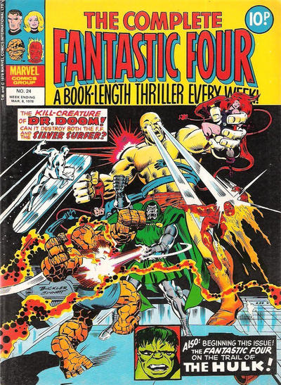 Cover for The Complete Fantastic Four (Marvel UK, 1977 series) #24