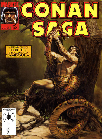 Cover for Conan Saga (Marvel, 1987 series) #63 [Direct]