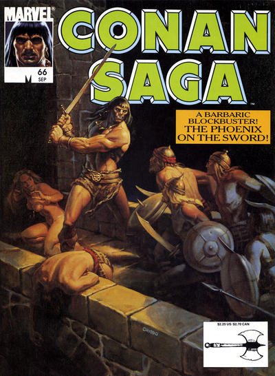 Cover for Conan Saga (Marvel, 1987 series) #66 [Direct]