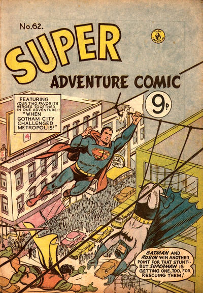 Cover for Super Adventure Comic (K. G. Murray, 1950 series) #62