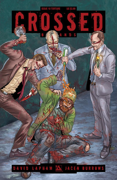 Cover for Crossed Badlands (Avatar Press, 2012 series) #10 [Torture Cover - Jacen Burrows]