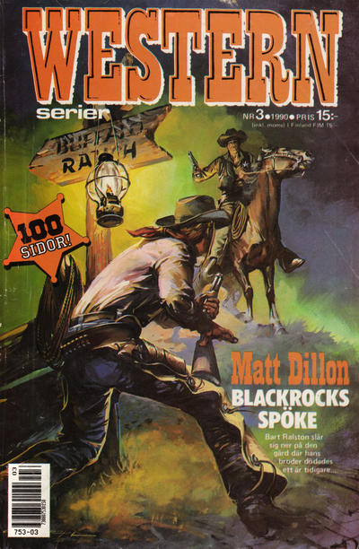 Cover for Westernserier (Semic, 1976 series) #3/1990