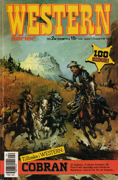 Cover for Westernserier (Semic, 1976 series) #2/1990