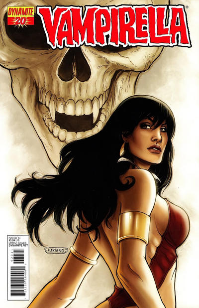Cover for Vampirella (Dynamite Entertainment, 2010 series) #20 [Fabiano Neves Cover]