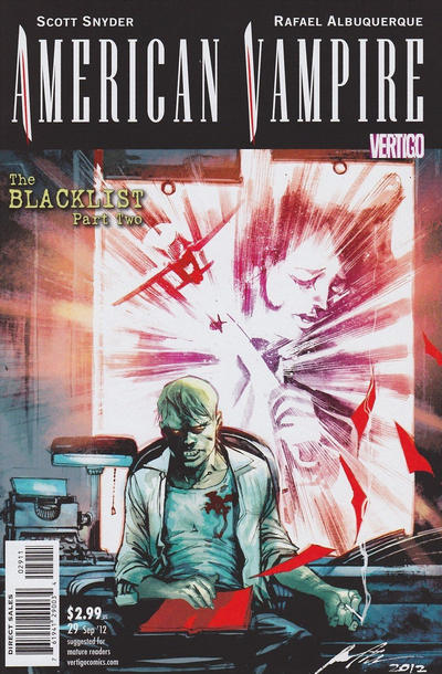 Cover for American Vampire (DC, 2010 series) #29