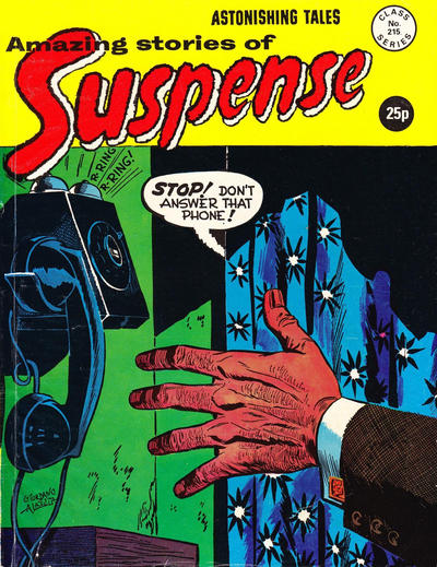 Cover for Amazing Stories of Suspense (Alan Class, 1963 series) #215