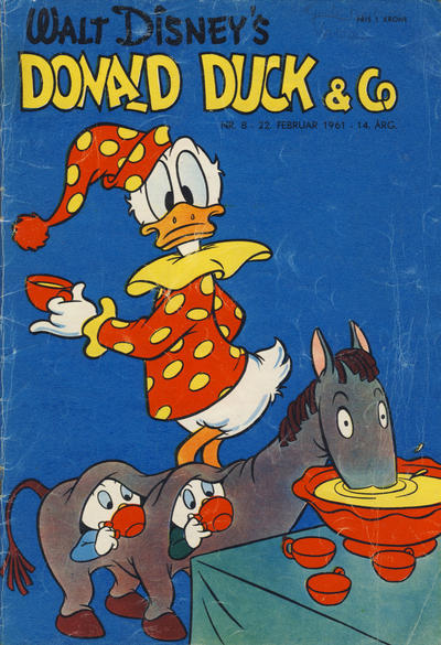 Cover for Donald Duck & Co (Hjemmet / Egmont, 1948 series) #8/1961