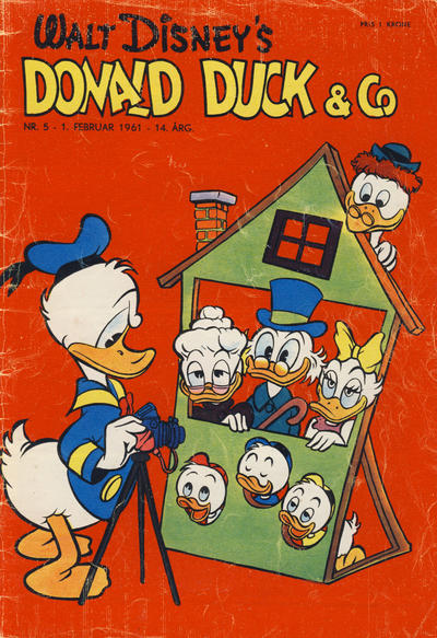 Cover for Donald Duck & Co (Hjemmet / Egmont, 1948 series) #5/1961
