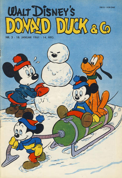Cover for Donald Duck & Co (Hjemmet / Egmont, 1948 series) #3/1961