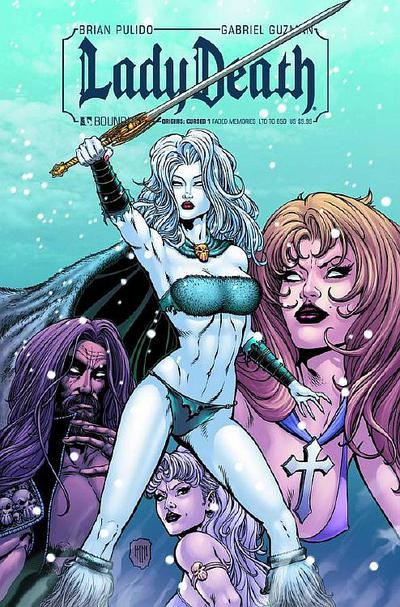 Cover for Lady Death Origins: Cursed (Avatar Press, 2012 series) #1 [Faded Memories variant]