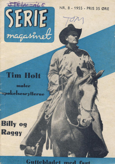 Cover for Seriemagasinet (Serieforlaget / Se-Bladene / Stabenfeldt, 1951 series) #8/1955