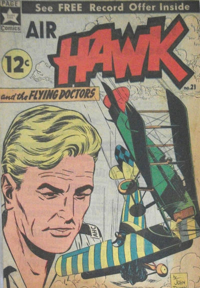 Cover for Air Hawk and the Flying Doctors (Yaffa / Page, 1962 ? series) #21