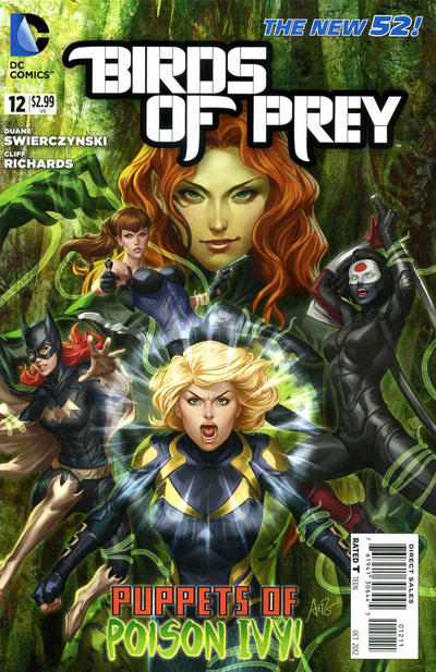 Cover for Birds of Prey (DC, 2011 series) #12