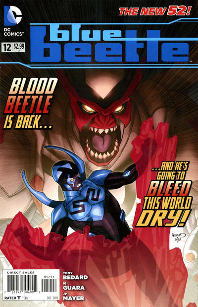 Cover for Blue Beetle (DC, 2011 series) #12