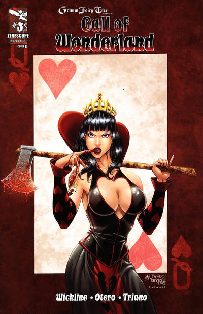 Cover for Grimm Fairy Tales Presents Call of Wonderland (Zenescope Entertainment, 2012 series) #3 [Cover B Alfredo Reyes]