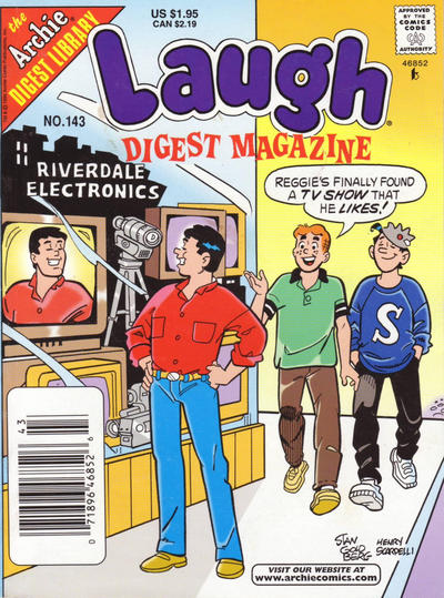 Cover for Laugh Comics Digest (Archie, 1974 series) #143 [Newsstand]