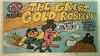 Cover for Post Presents Sugar Bear in "The Great Gold Robbery" (Post Cereal, 1969 series) 