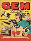 Cover for Gem Comics (Frank Johnson Publications, 1946 series) #15