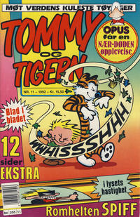 Cover Thumbnail for Tommy og Tigern (Bladkompaniet / Schibsted, 1989 series) #11/1992