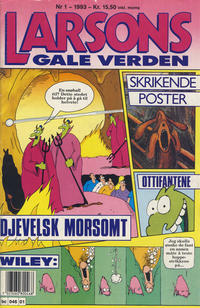 Cover for Larsons gale verden (Bladkompaniet / Schibsted, 1992 series) #1/1993