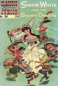 Cover Thumbnail for Classics Illustrated Junior (Gilberton, 1953 series) #501 - Snow White and the Seven Dwarfs [Price variant]