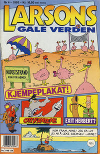 Cover for Larsons gale verden (Bladkompaniet / Schibsted, 1992 series) #4/1993