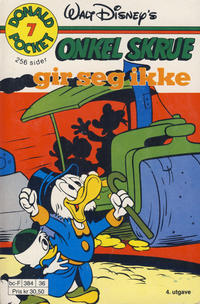 Cover for Donald Pocket (Hjemmet / Egmont, 1968 series) #7 - Onkel Skrue gir seg ikke [4. opplag]