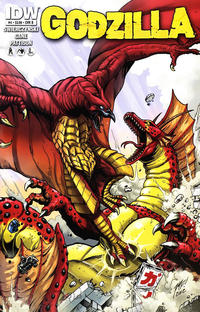 Cover Thumbnail for Godzilla (IDW, 2012 series) #4 [Cover B Matt Frank]