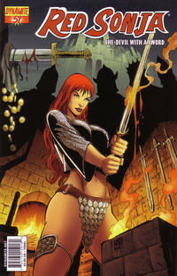Cover for Red Sonja (Dynamite Entertainment, 2005 series) #57 [Cover B]