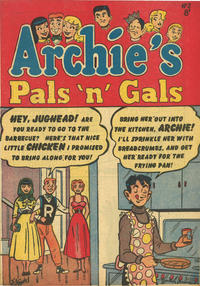 Cover Thumbnail for Archie's Pals 'n' Gals (H. John Edwards, 1950 ? series) #2