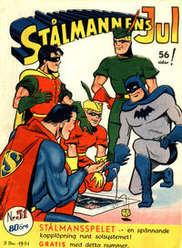 Cover for Stålmannen (Centerförlaget, 1949 series) #51/1951