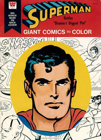 Cover for Superman Battles "Brainiac's Biggest Plot" [Giant Comics to Color] (Western, 1976 series) #1664