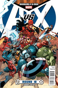 Cover for Avengers vs. X-Men (Marvel, 2012 series) #10 [Bradshaw Variant]