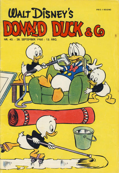 Cover for Donald Duck & Co (Hjemmet / Egmont, 1948 series) #40/1960