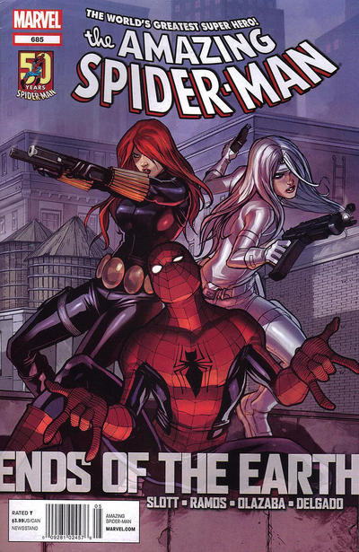 Cover for The Amazing Spider-Man (Marvel, 1999 series) #685 [Newsstand]