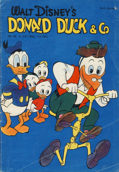 Cover for Donald Duck & Co (Hjemmet / Egmont, 1948 series) #28/1960