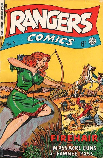 Cover for Rangers Comics (H. John Edwards, 1950 ? series) #4