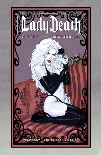 Cover for Lady Death Origins: Cursed (Avatar Press, 2012 series) #1 [Phoenix Comic-con Thursday variant]