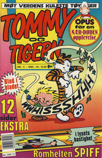 Cover for Tommy og Tigern (Bladkompaniet / Schibsted, 1989 series) #11/1992