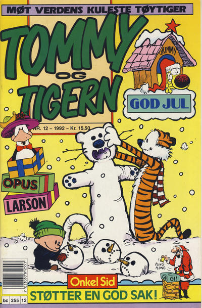 Cover for Tommy og Tigern (Bladkompaniet / Schibsted, 1989 series) #12/1992