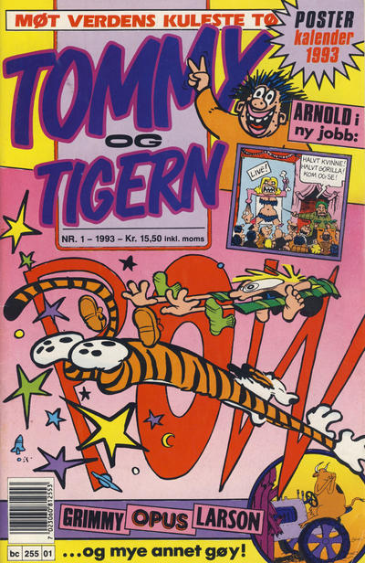 Cover for Tommy og Tigern (Bladkompaniet / Schibsted, 1989 series) #1/1993