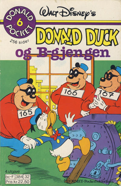 Cover for Donald Pocket (Hjemmet / Egmont, 1968 series) #6 - Donald Duck og B-gjengen [4. opplag]
