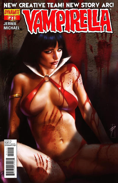 Cover for Vampirella (Dynamite Entertainment, 2010 series) #21 [Lucio Parrillo Regular Cover]