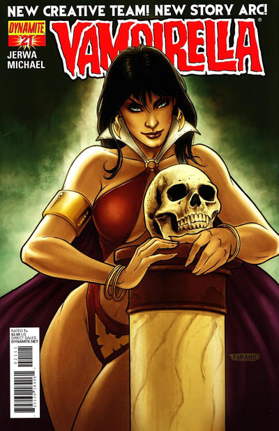 Cover for Vampirella (Dynamite Entertainment, 2010 series) #21 [Fabiano Neves Regular Cover]