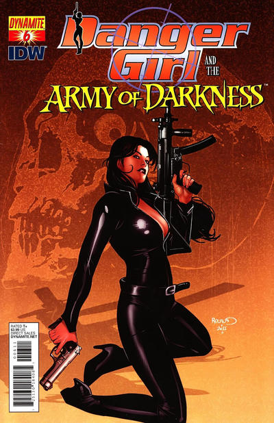 Cover for Danger Girl and the Army of Darkness (Dynamite Entertainment, 2011 series) #6 [Paul Renaud Cover]